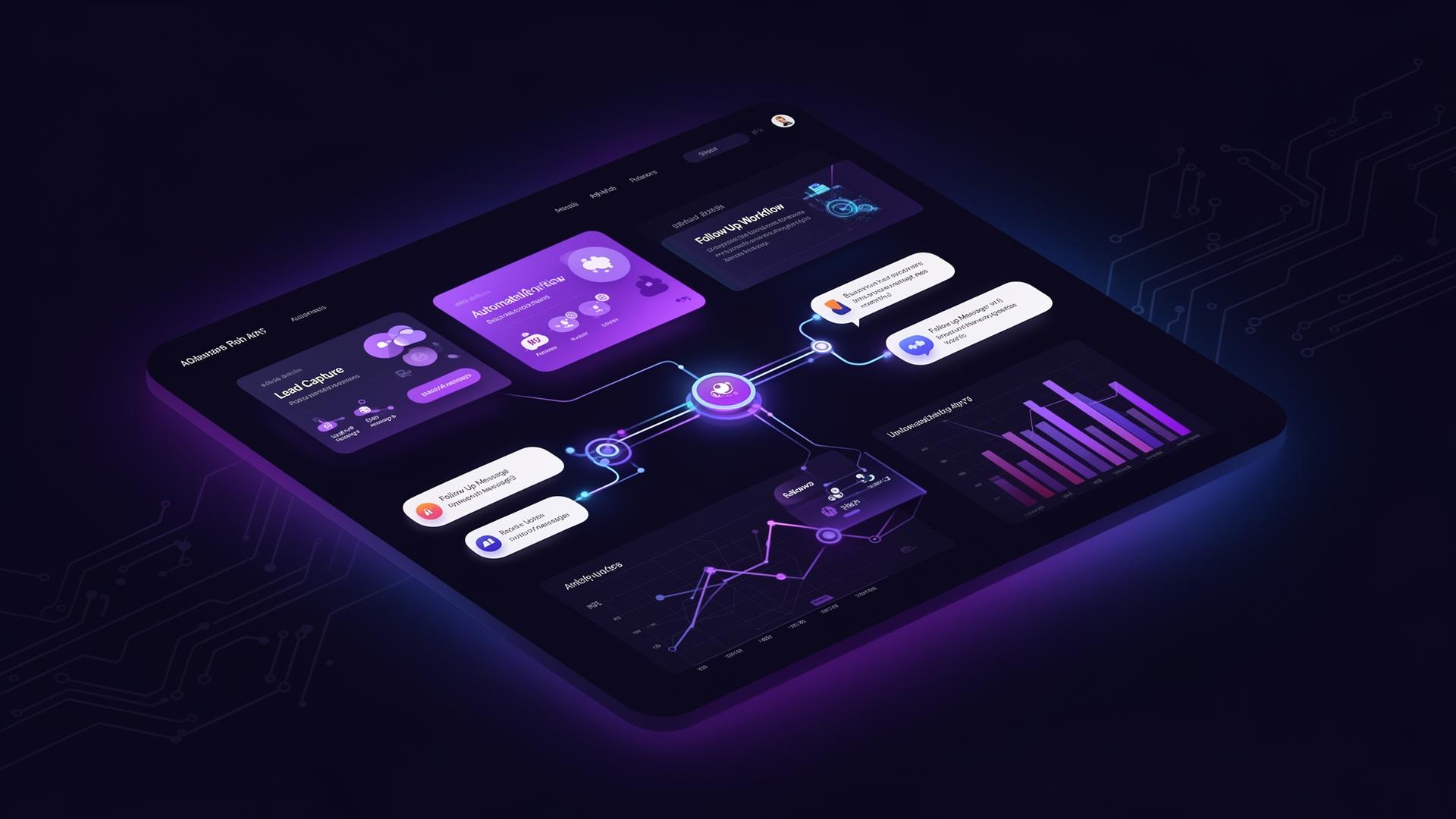 AI automation dashboard for business operations